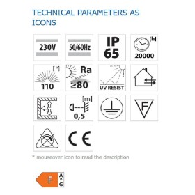 Proiector LED Vivalux RICH, 50W, 230V, 4500 lm, lumina rece (6400K)...