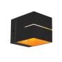 Aplica Vivalux SQUARE ADEL, G9, IP20, 80x80x107mm, Negru-Auriu, bec...