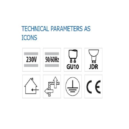 Spot incastrat reglabil Vivalux WHITE LUX, GU10, max. 35W, IP20, Ø7...