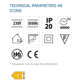 Spot LED incastrat cu senzor de miscare Vivalux DION, 11W, 1200 lm,...