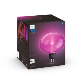 Bec LED RGB inteligent Philips Hue LG Ellipse, Bluetooth, E27, 6.5W...