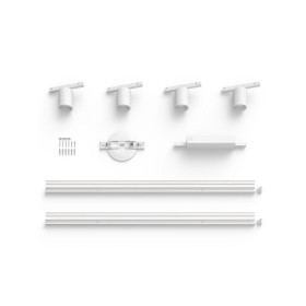 Spot LED RGB Philips Hue Perifo, kit de baza, 4 spoturi, Bluetooth,...