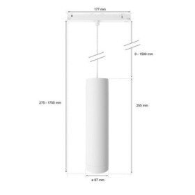 Pendul LED RGB Philips Hue Perifo, Bluetooth, control vocal, 24V, 5...