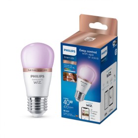 Bec LED RGB inteligent Philips Bulb P45, Wi-Fi, Bluetooth, E27, 4.9...
