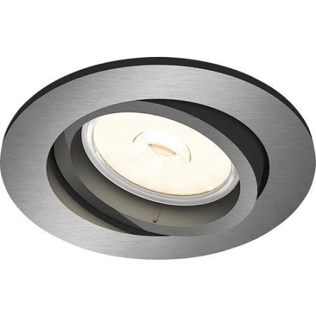 Spot incastrat Philips Donegal, GU10, 5.5W, IP20, 9cm, Gri - SriHom...