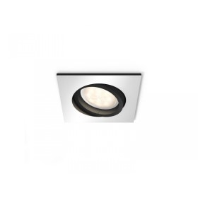 Spot LED incastrat Philips Hue Milliskin, Bluetooth, GU10, 5W (50W)...