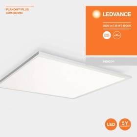 Panou LED Ledvance PLANON+ 600, 36W, 3000 lm, lumina neutra (4000K)...