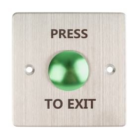 Buton de iesire incastrabil, mecanicFMB-B-25SS-2-GN contact NO/NC d...